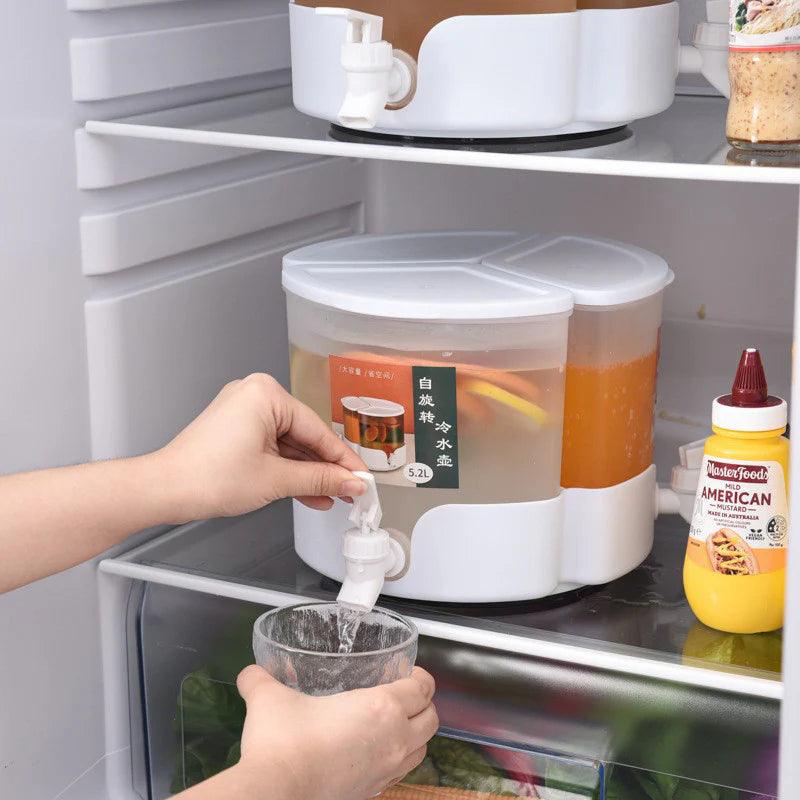 3 In 1 360° Rotating 3 Grids Water & Juice Dispenser.