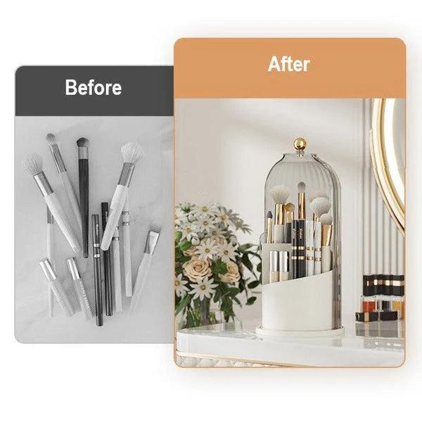Acrylic Makeup Brush Holder.