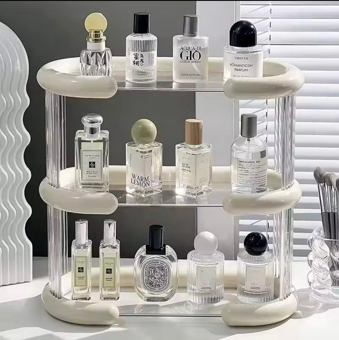 Multipurpose Storage Rack for Bathroom, Vanity, and Kitchen – Cosmetic and Organizer Shelf.
