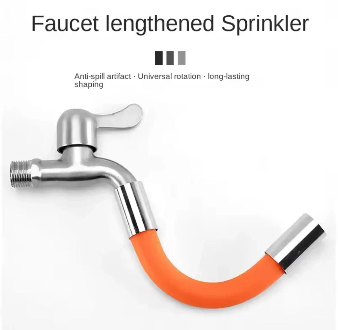 360° Rotation Faucet Extender Pipe.