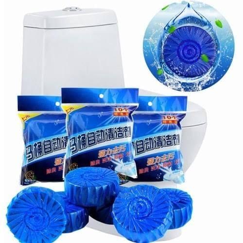 10pcs Blue Bubble Toilet Cleaner.
