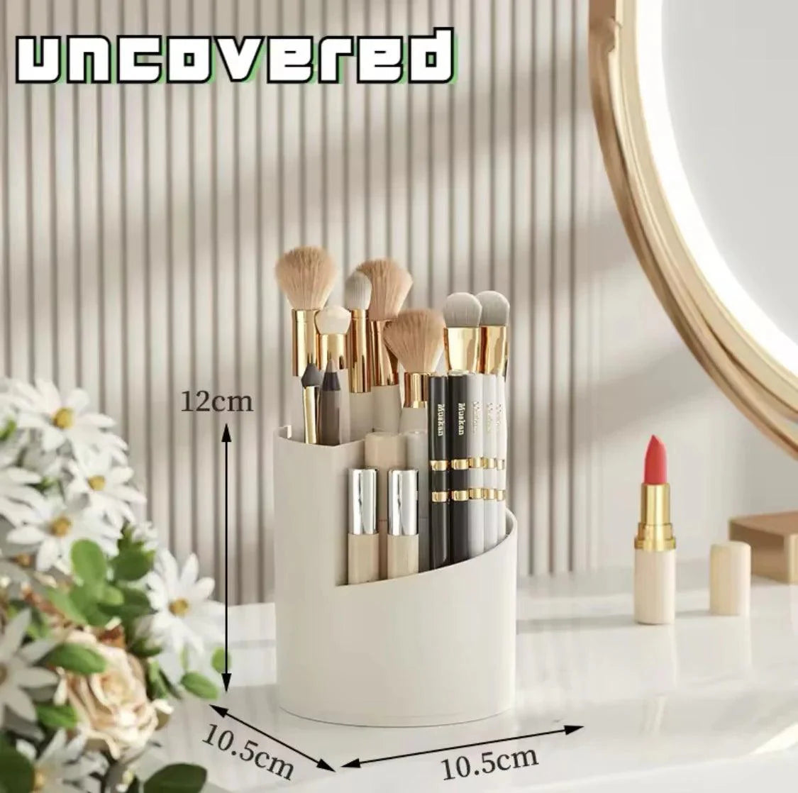 Acrylic Makeup Brush Holder.