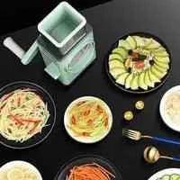 Multifunctional 3in1 vegetables cutter Rotary Drum cutter and slicer.