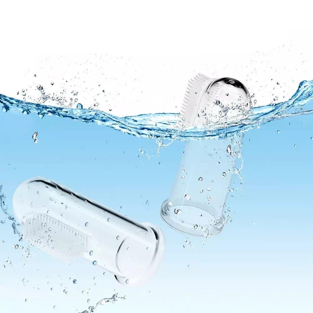 Baby Silicone Finger Toothbrush.
