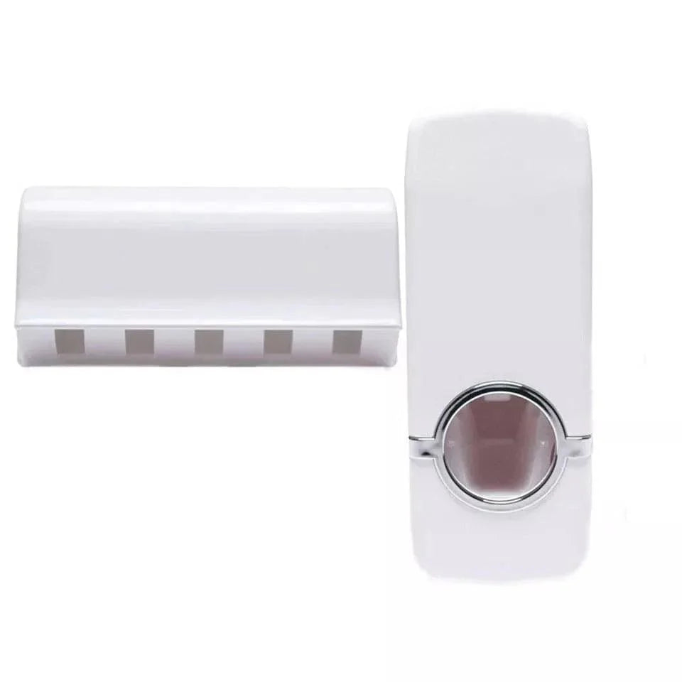 Toothpaste Dispenser With Holder.