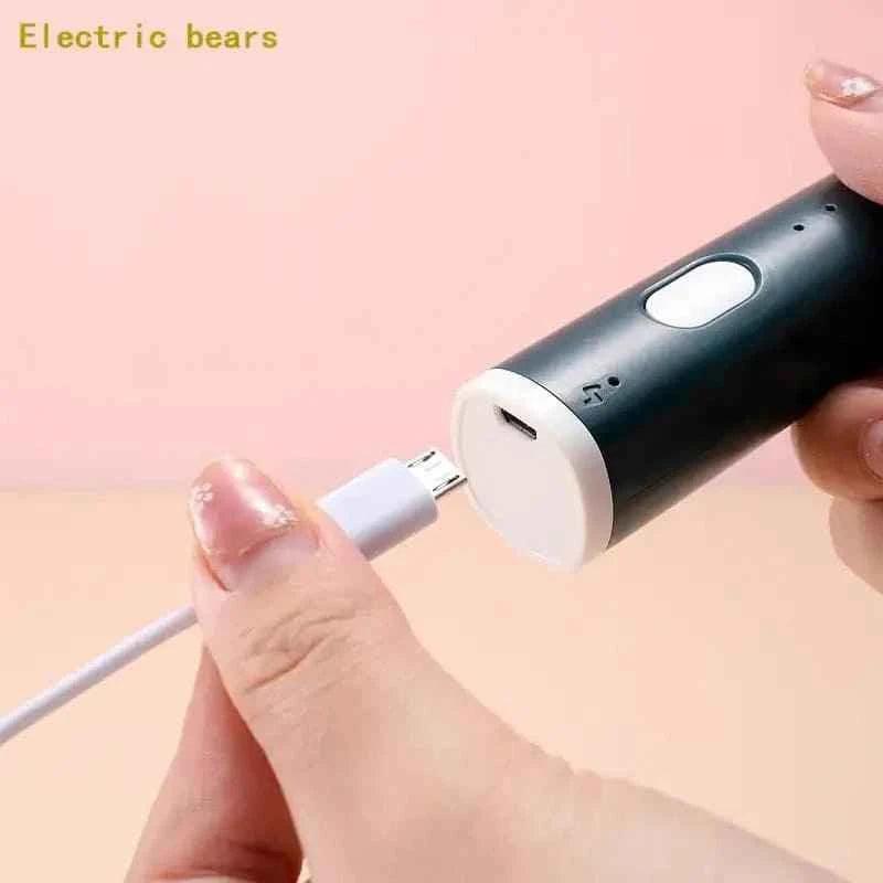 2 in 1 Portable USB Rechargeable Milk Frother and Egg Beater, Handheld Coffee Mixer and Kitchen Blender.