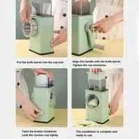 Multifunctional 3in1 vegetables cutter Rotary Drum cutter and slicer.