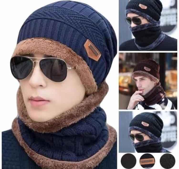 Winter Cap With Neck Mufler set.