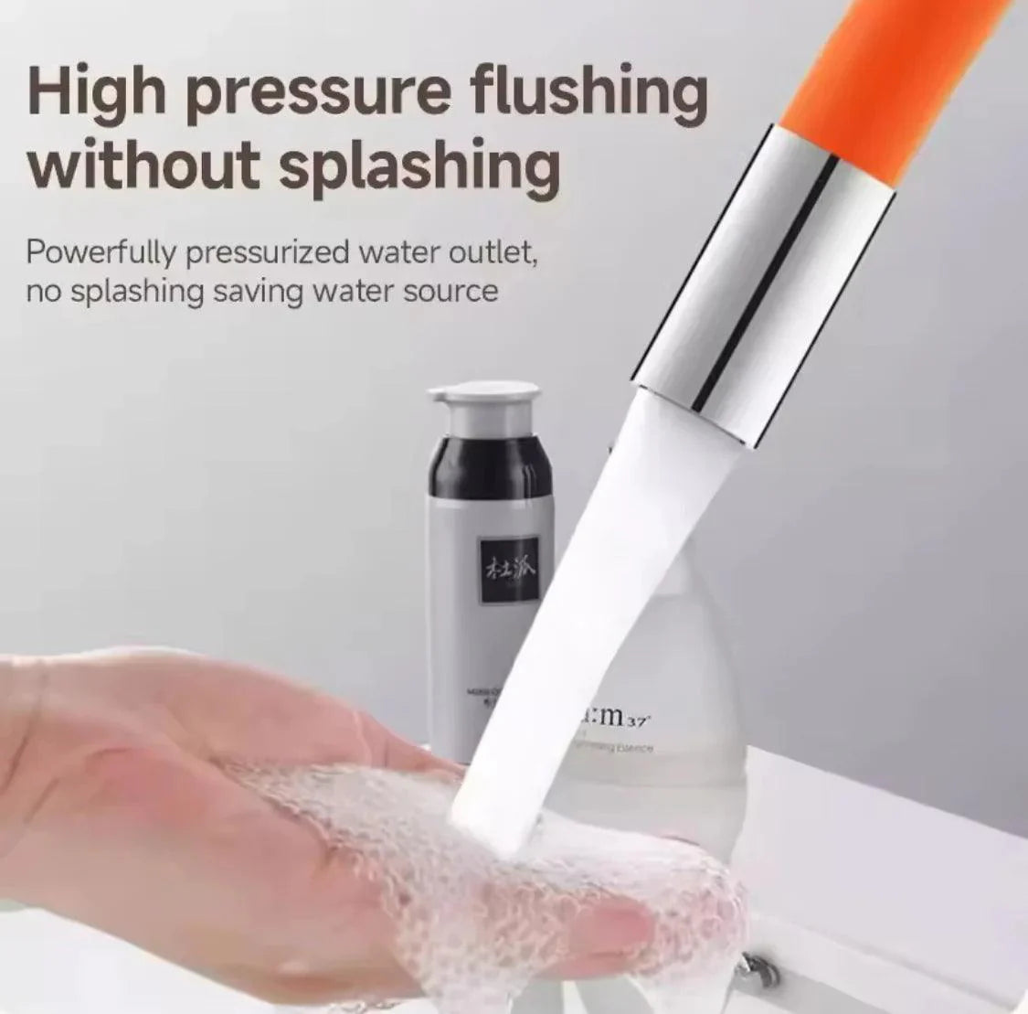 360° Rotation Faucet Extender Pipe.