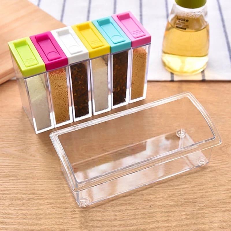 Set Of 6 Spice Box.