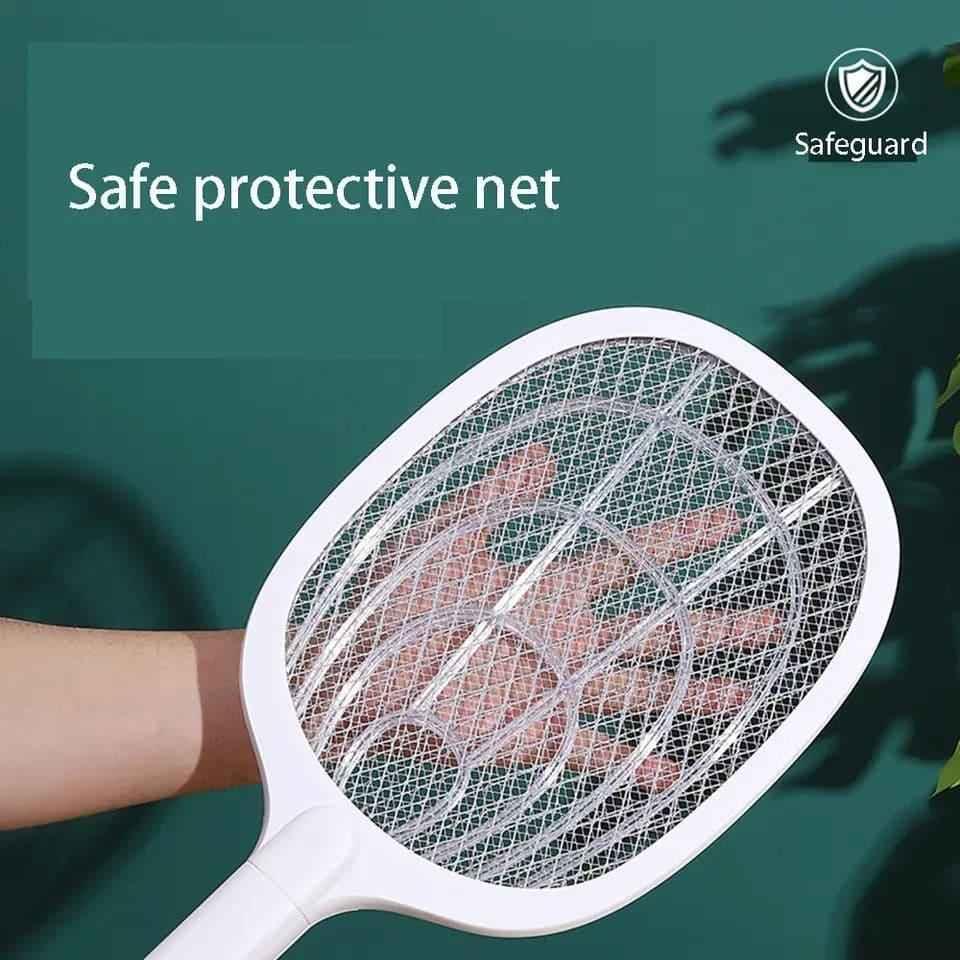 2 in 1 Electric Rechargeable Mosquito Killer Racket Lamp.