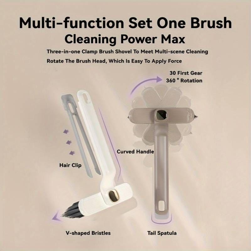 Rotating V Shaped Cleaning Brush.