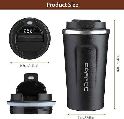 Temperature Display Smart Digital Coffee Mug.
