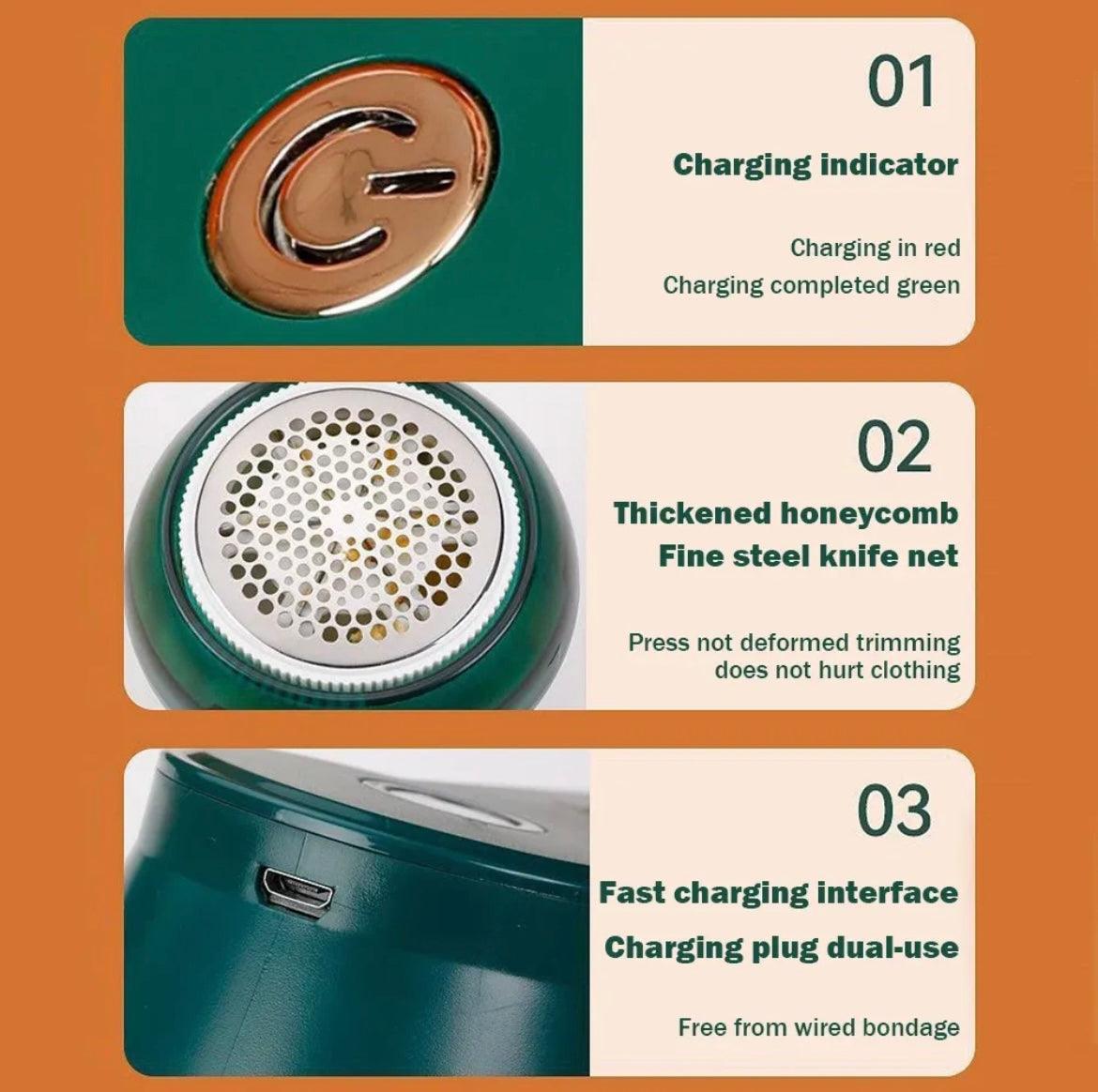 Rechargeable Lint Remover.