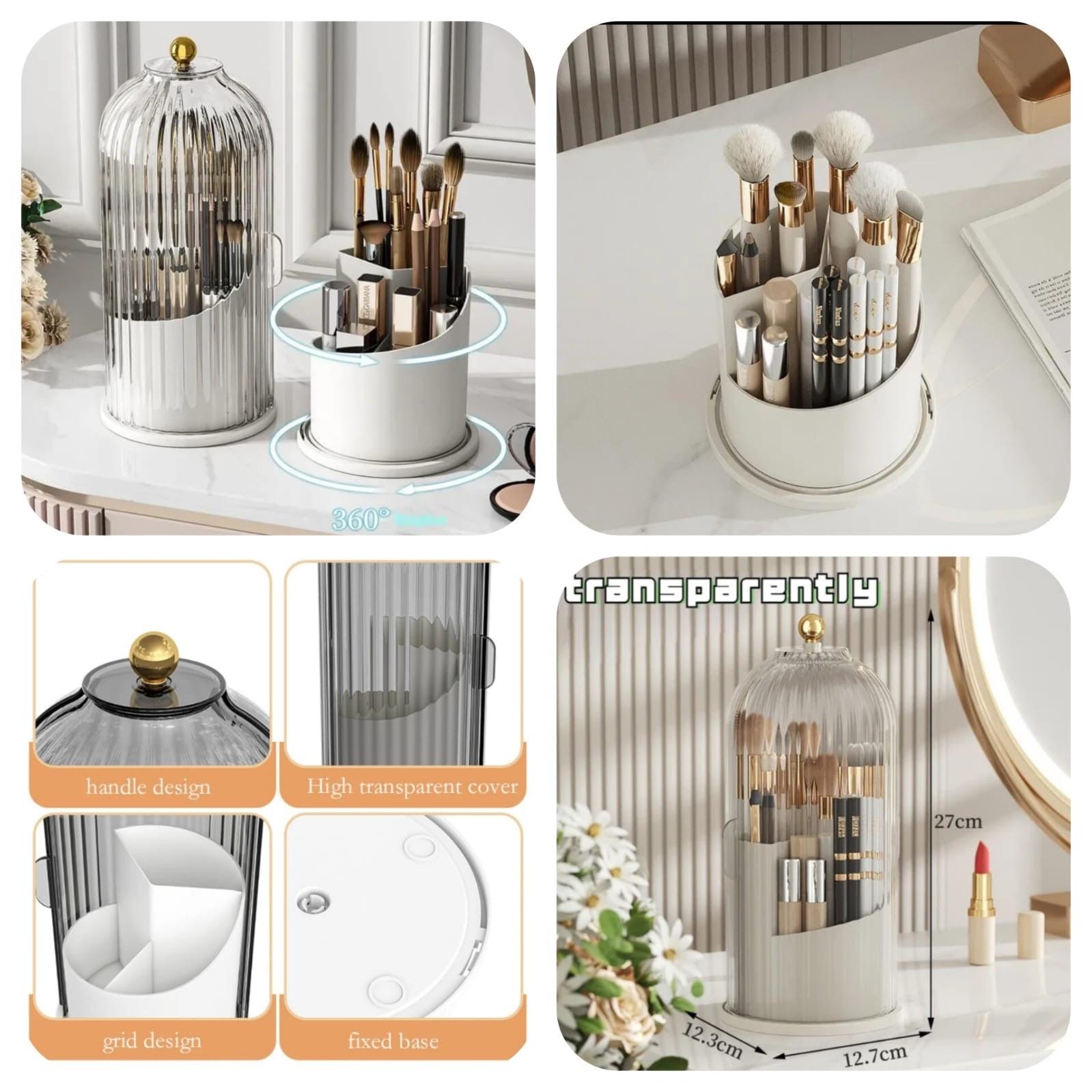 Acrylic Makeup Brush Holder.