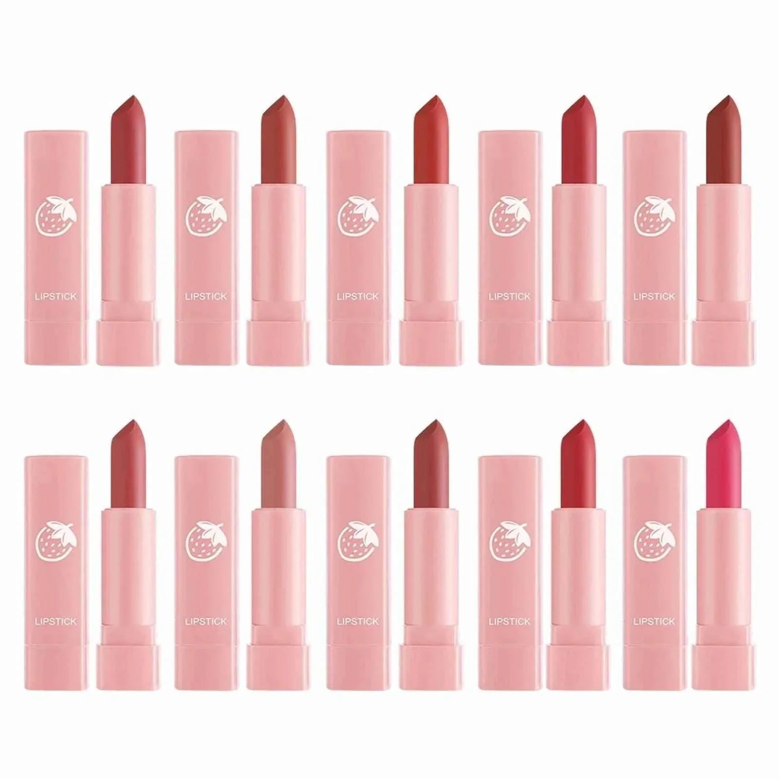 Pack of 10 Dragon Ranee Lipsticks Set Waterproof &
Long-lasting.