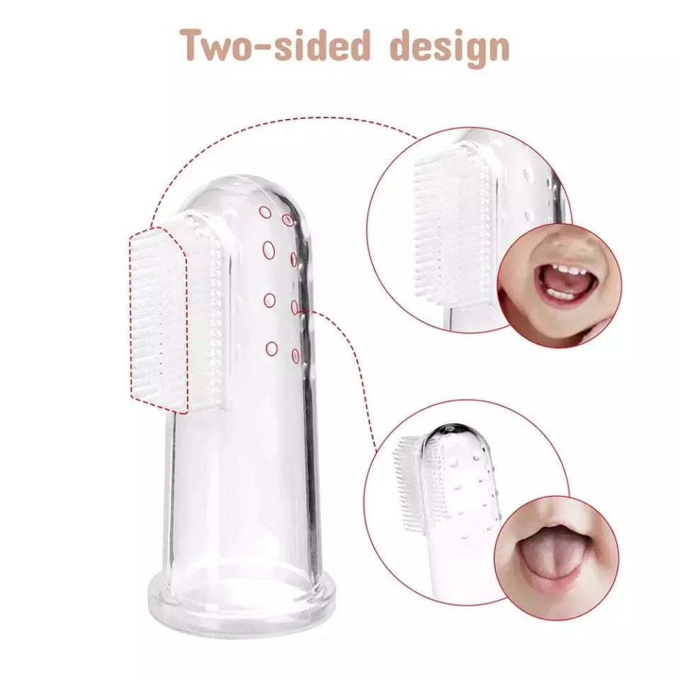 Baby Silicone Finger Toothbrush.