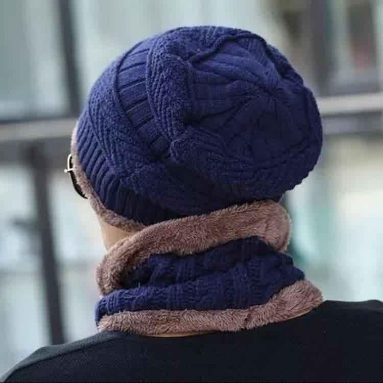 Winter Cap With Neck Mufler set.