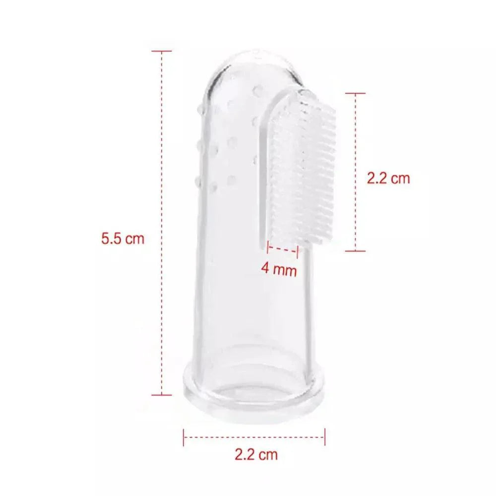 Baby Silicone Finger Toothbrush.