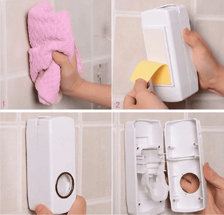 Toothpaste Dispenser With Holder.