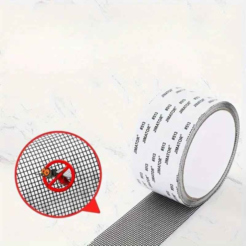 180Cm Self-Stick Mesh Tape for Window and Mosquito Screen Repairs.