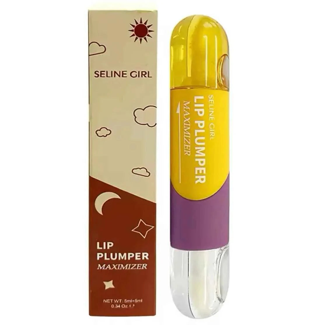 2 In 1 Moisturizing Lip Plumper Gloss.