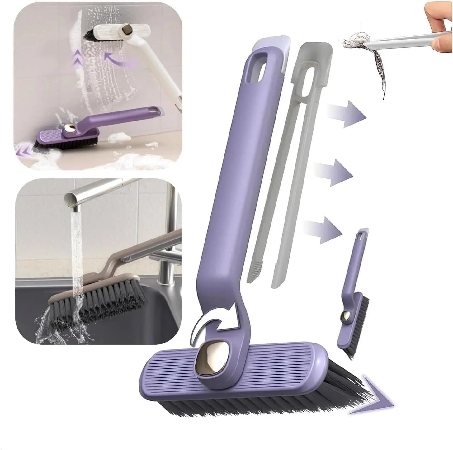 Rotating V Shaped Cleaning Brush.