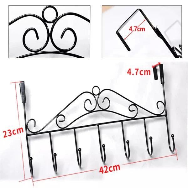 7 Hook Iron Door Hanger.