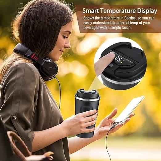 Temperature Display Smart Digital Coffee Mug.