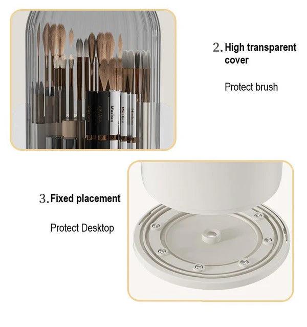 Acrylic Makeup Brush Holder.