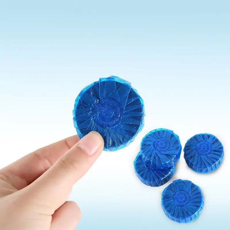 10pcs Blue Bubble Toilet Cleaner.
