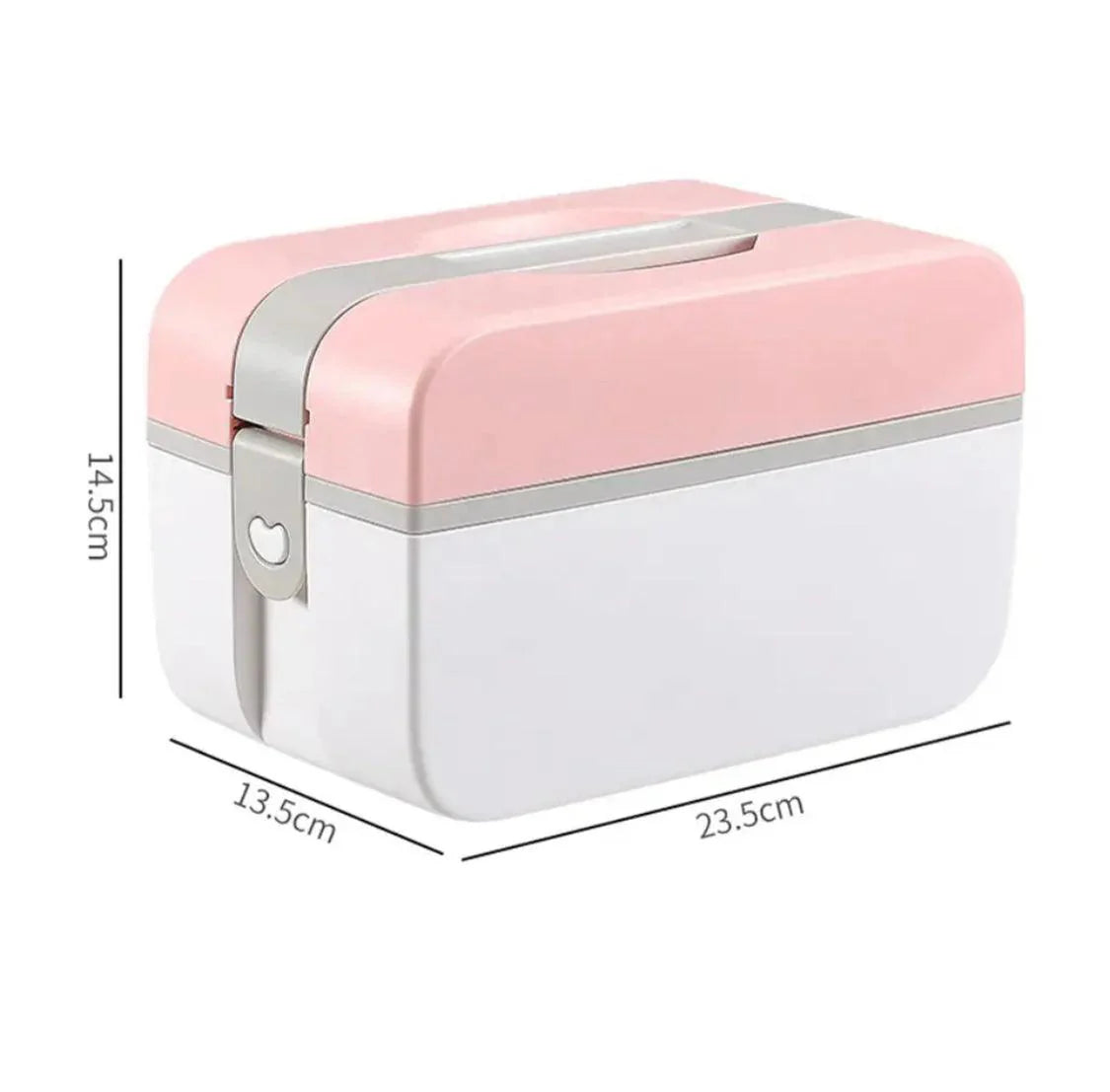 Two-Layer Large Medicine Organizer, Multi-Tier First Aid Storage Box, Portable Travel Medical Case.