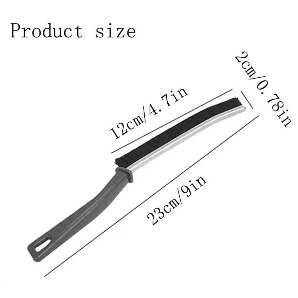 Pack Of 2 Gap Cleaning Brushes, Bathroom Gap Scrub Brush, Sturdy Bristle Brush, Durable Grout Scrubber, Corner Cleaning Brush, Hard Bristle Brush for Household Use.
