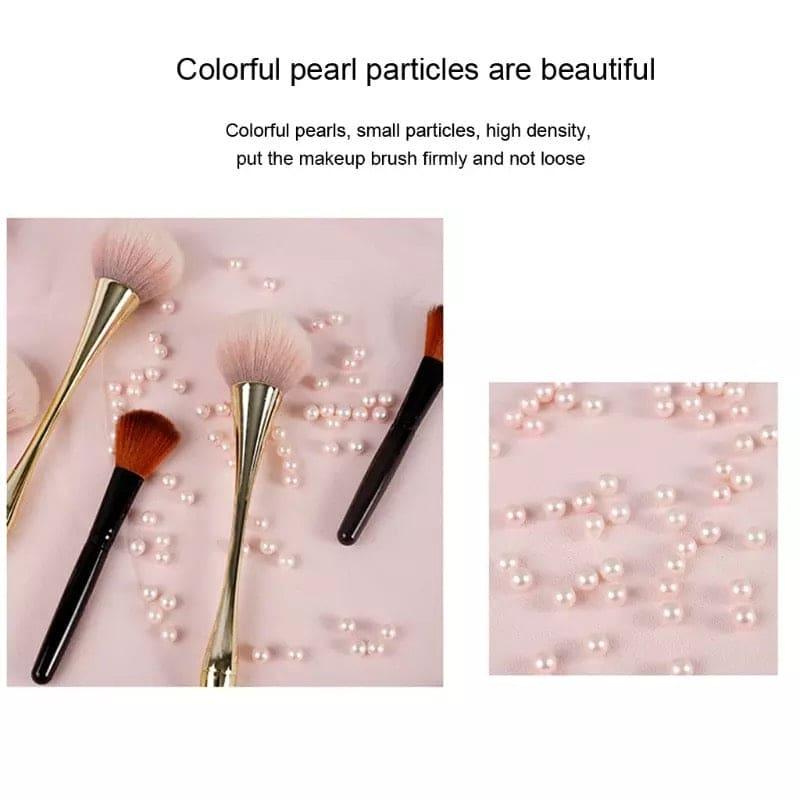 Acrylic Pearl Cosmetic Brush Holder.