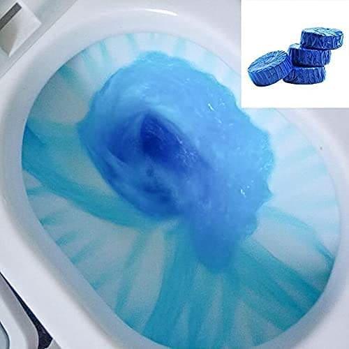 10pcs Blue Bubble Toilet Cleaner.