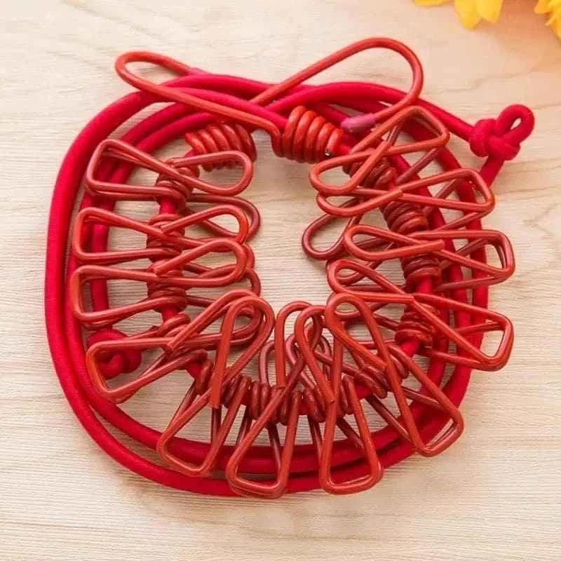 12 Clip Elastic Clothesline.