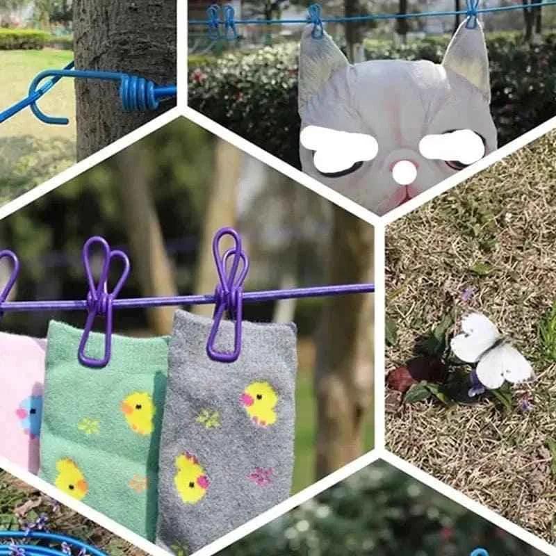 12 Clip Elastic Clothesline.
