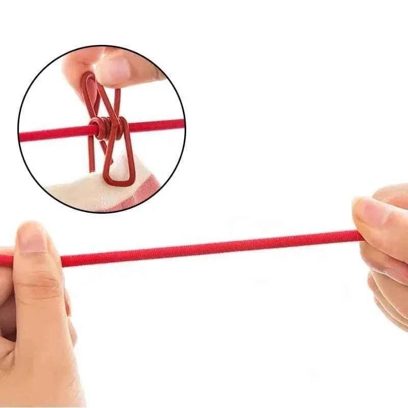 12 Clip Elastic Clothesline.