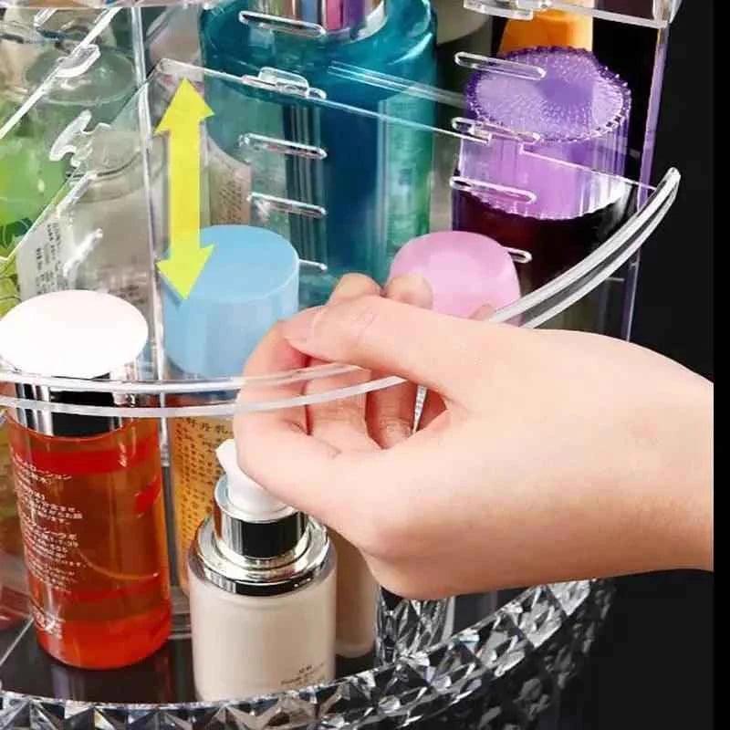 360° Rotating Large Capacity Makeup Organizer.