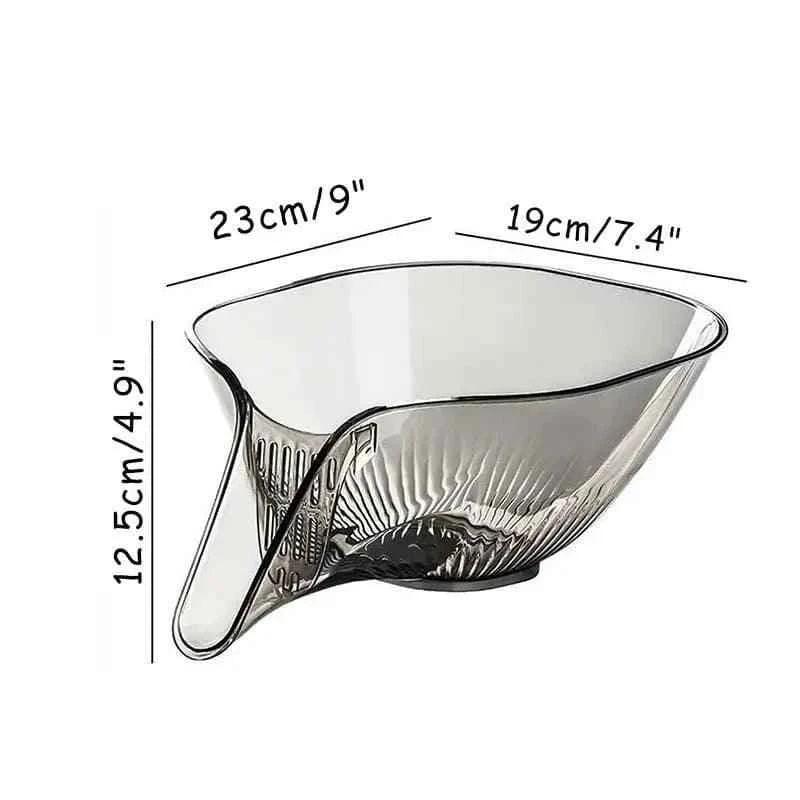 Multipurpose Drainage Vegetable/Fruits Acrylic Kitchen Basket