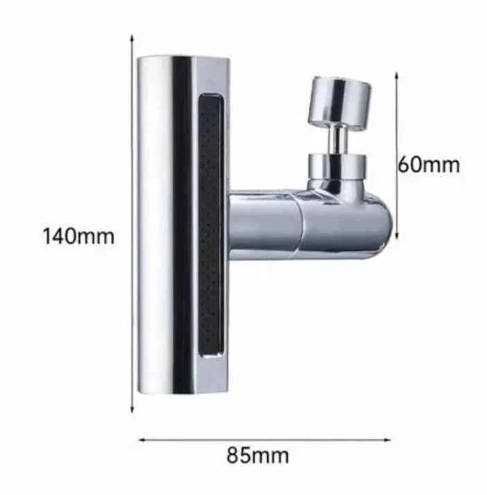 Multifunctional Kitchen Sink Waterfall Faucet Pressurized Bubbler Splash proof 4 Modes Spout Bathroom Basin Tap Extender Adapter.