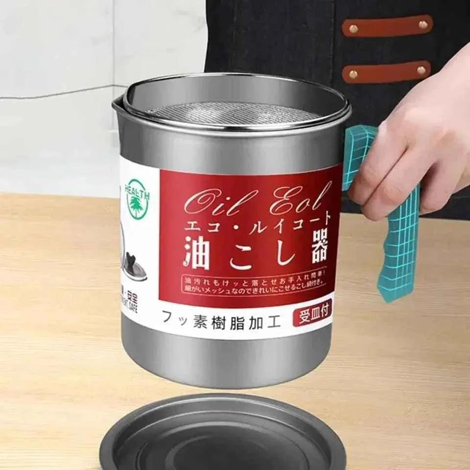 Stainless Steel Oil Filter Pot 1.4 Liter
