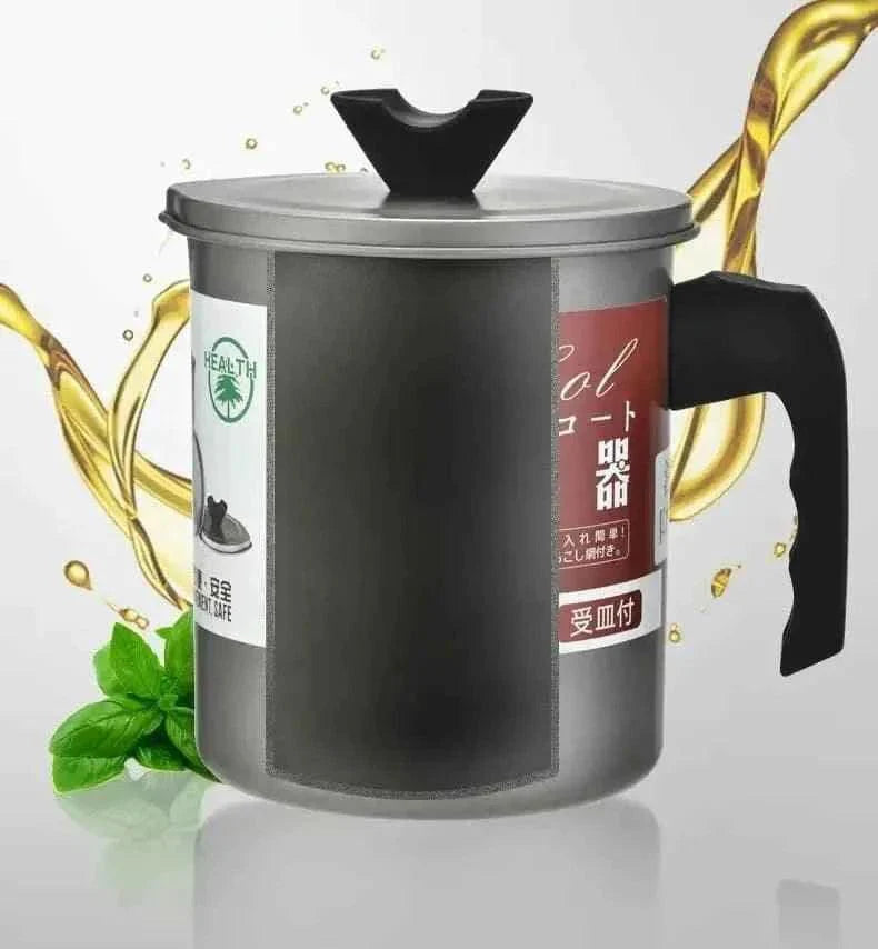 Stainless Steel Oil Filter Pot 1.4 Liter