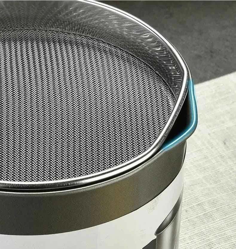 Stainless Steel Oil Filter Pot 1.4 Liter