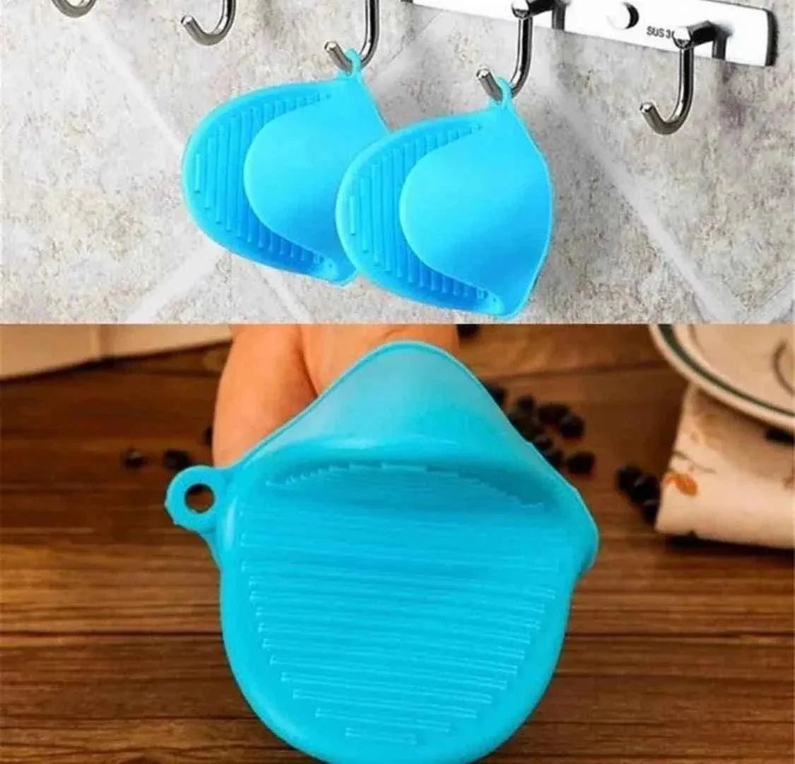 Silicone Heat Resistant Gloves Clips Non Stick.