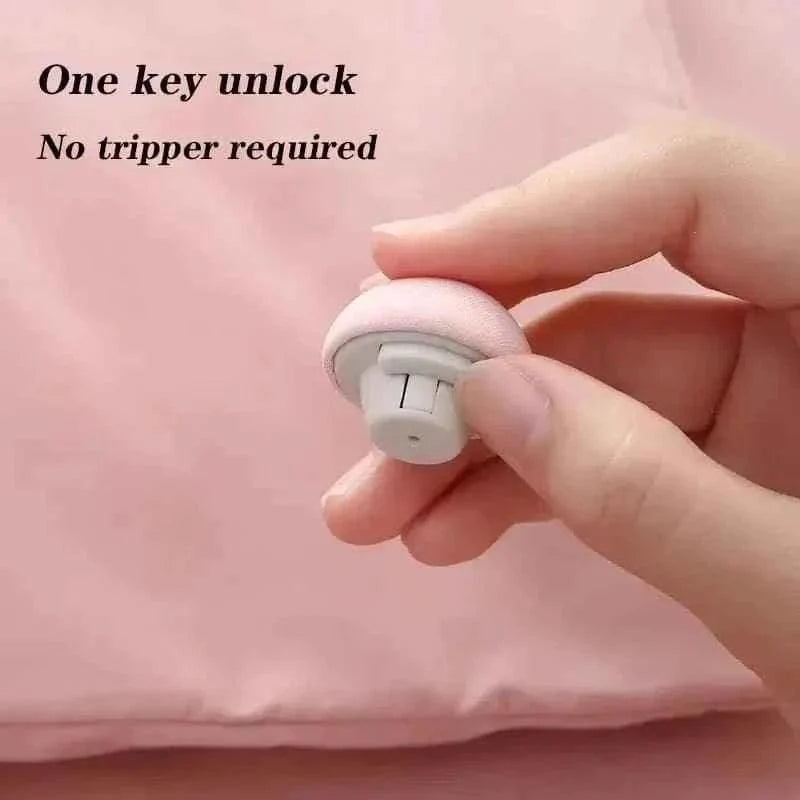 6 pieces Mushroom Bed Clip Blanket Buckles