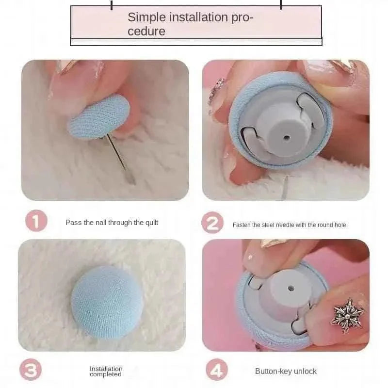 6 pieces Mushroom Bed Clip Blanket Buckles