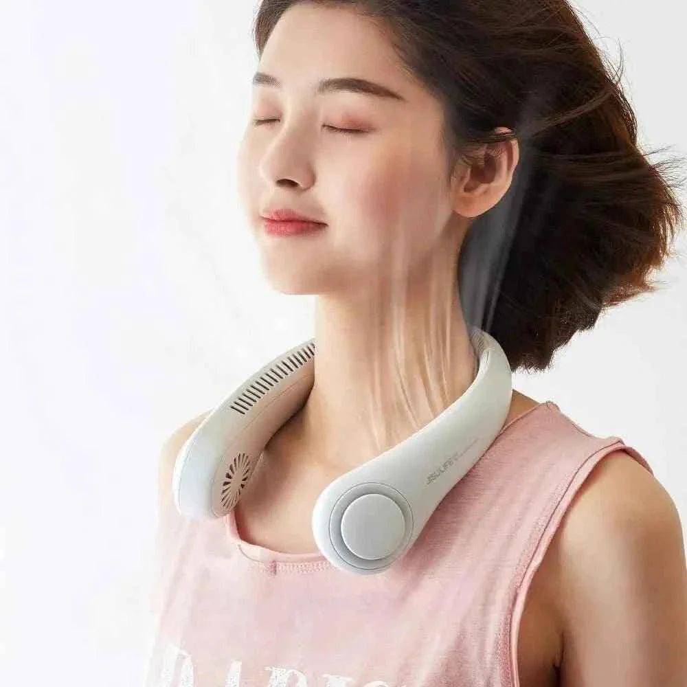 Portable Neck Fan Summer Traveling Outdoor Sports Fans Mini Air Cooler Conditioner for Travel Outdoor