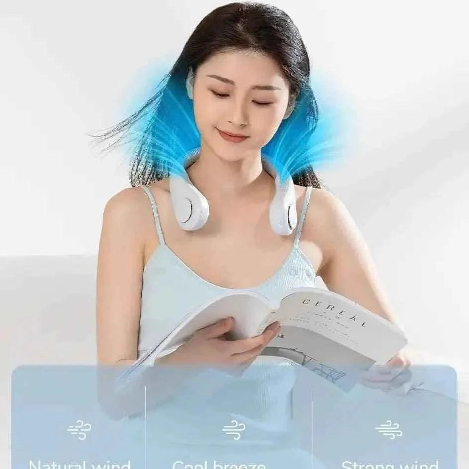 Portable Neck Fan Summer Traveling Outdoor Sports Fans Mini Air Cooler Conditioner for Travel Outdoor
