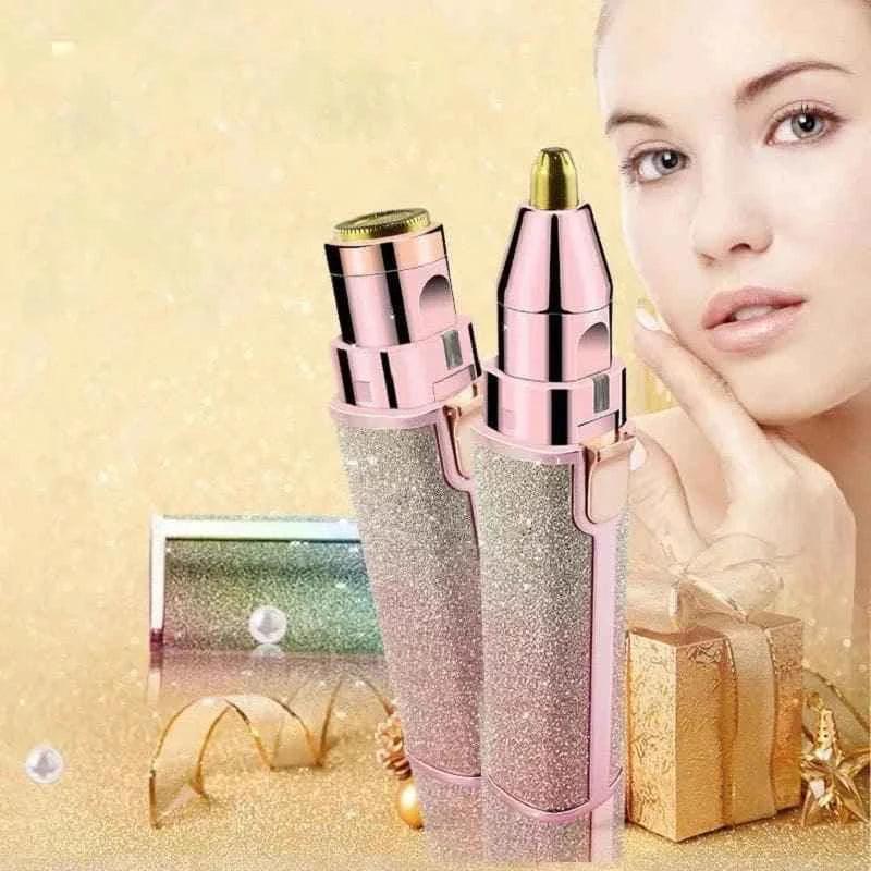 Glitter Eyebrow Trimmer 2 in 1 Rechargeable
